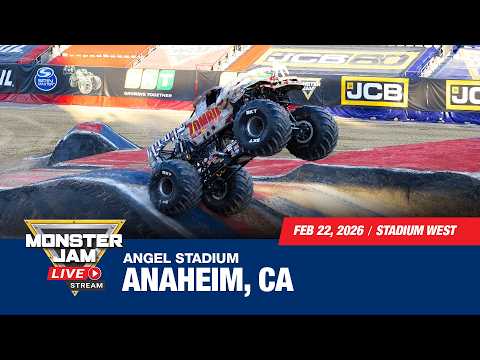 Monster Jam: Anaheim, CA - 2  (Full Event) | Feb 22, 2026 | Stadium West