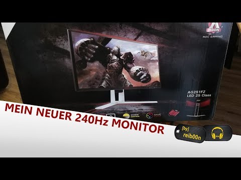 Mein neuer Bildschirm: UNBOXING AOC Agon AG251FZ (240Hz Gaming Monitor)