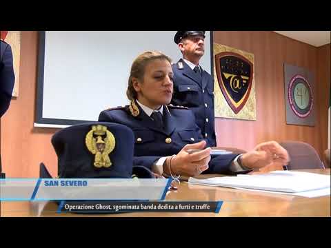 SAN SEVERO | Operazione Ghost sgominata banda dedita a furti e truffe | TG TELEREGIONE 19 10 2017