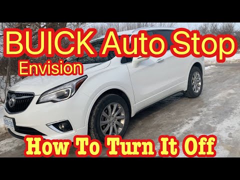 How To Turn Off Auto Stop In A Buick Envision !!! ITS EASY