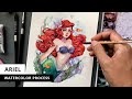 Ariel Watercolor Process