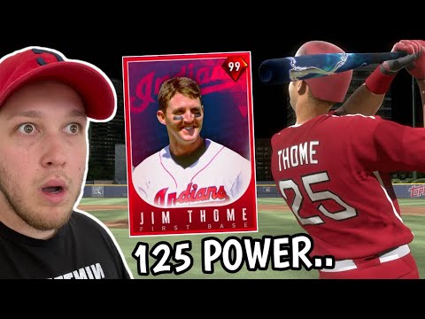 i unlocked the *NEW* 99 JIM THOME and he showed up BIG TIME.. MLB The Show 20 Diamond Dynasty