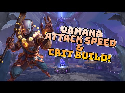Vamana Jungle: ATTACK SPEED CRIT BUILD! BABY STOMP! - Smite | Mattypocket