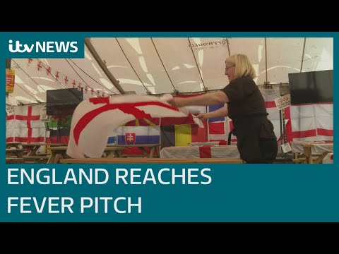 England reaches fever pitch as Euro 2020 final arrives | ITV News