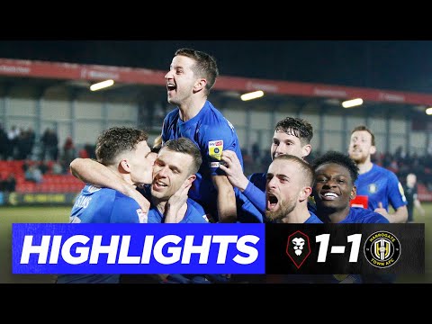 Salford City 1-1 Harrogate Town Highlights