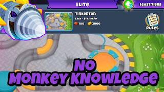 Elite Dreadbloon Boss Tutorial || No Monkey Knowledge || Tinkerton BTD6