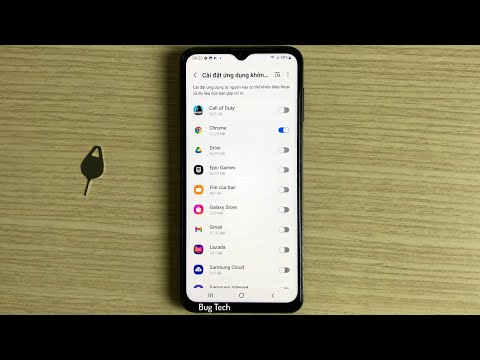 Bật/Tắt Cài đặt ứng dụng APK không rõ nguồn gốc trên Samsung A23 Android 12