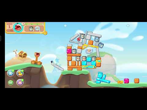 Angrybird Journey land 22  pirate island Cross Level 3641 To 3645  V#933    #nocopyright