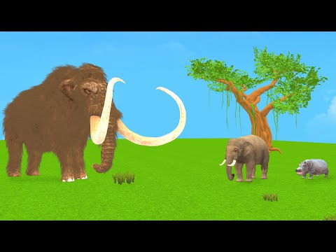 EPIC Mammoth DEATHRUN The Toughest of All Animals Dinosaurs Fight Who Will Win Animal Revolt Battle