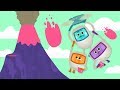 Erupting Raspberry Lava Cake Cartoon For Kids The Bumble Nums