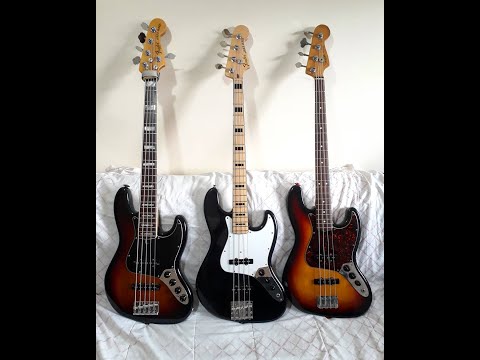 FENDER JAZZ BASS Comparison. MEXICO vs JAPAN vs USA. SHOOTOUT!