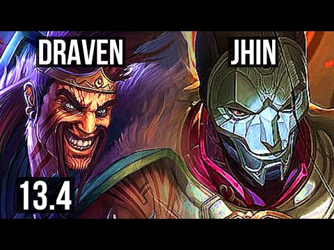 DRAVEN & Vel'Koz vs JHIN & Yuumi (ADC) | Rank 3 Draven, 9/1/7, 67% winrate | TR Challenger | 13.4