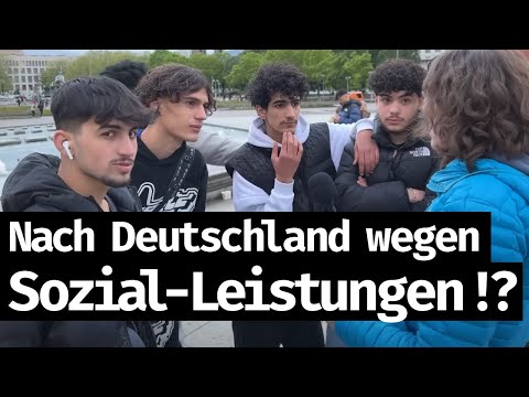 BERLIN Alexanderplatz: I want social security and a German girlfriend!?