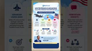 Menteri Perang AS Ancam Iran: Kalau Perlu Negosiasi Pakai Bom Kami Siap!