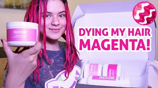 Magenta Hair Color! Pink Hair Tutorial: DIY Home Color Dye!