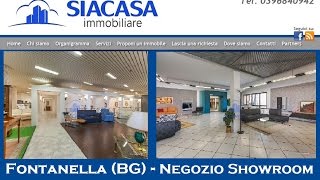 preview picture of video 'FONTANELLA (BG) Negozi - Showroom - Uffici - Magazzini in Vendita - Strada Statale 498 Soncinese'