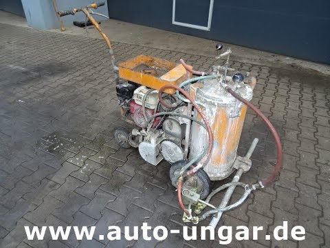 Zindel City 2 Markiermaschine Striper Roadmarking Machine www.auto-ungar.de