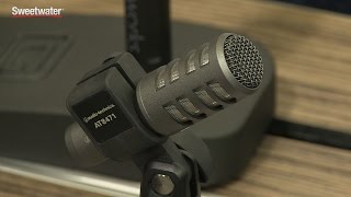 Video thumbnail for Winter NAMM 2016: Audio Technica AE2300 Cardioid Dynamic  Microphone by Sweetwater