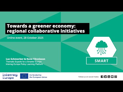 Towards a greener economy: regional collaborative initiatives