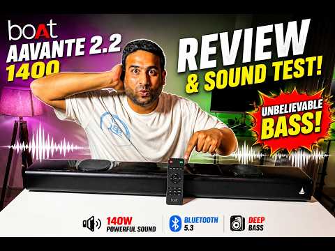Thumbnail for 140W Bass Monster 😱 boAt Aavante 2.2 1400 Sound Test + Honest Review 🔊