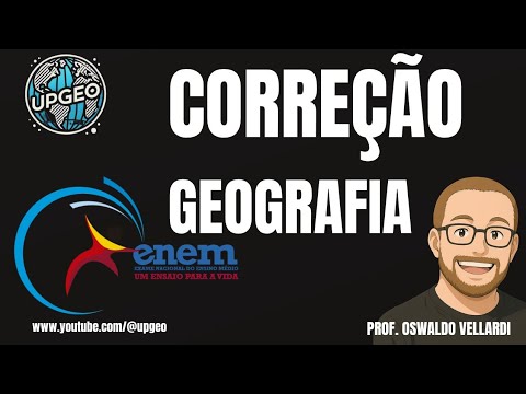 Correção geografia Enem 2025