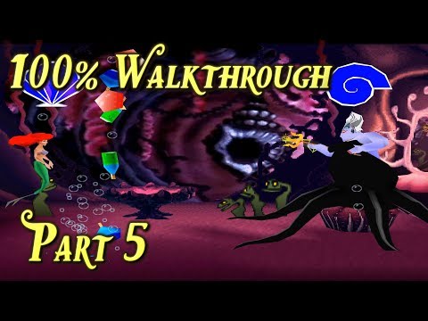 Disney's The Little Mermaid II (PS1) 100% Walkthrough - Part 5 - Ursula's Lair