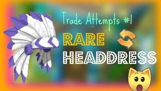 Animal Jam - Rare Item Monday Headdress Trade Attempts! (Official April 2017)