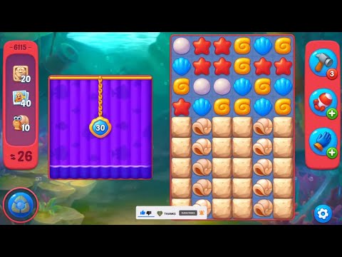 Fishdom lvl 6107-6130 👀 Gameplay #566