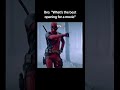 Deadpool Bye Bye Bye Dance Opening Scene Deadpool Wolverine Marvel Byebyebye