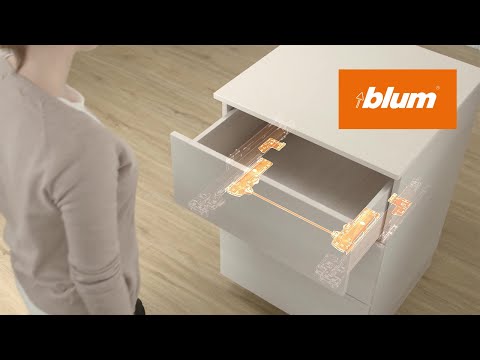 TIP-ON BLUMOTION für MOVENTO: mechanisches Öffnungssystem kombiniert mit sanftem Schließen | Blum