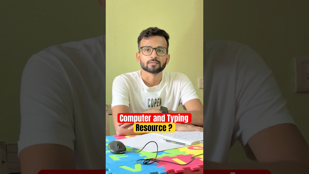 My Computer and Typing Sources !!  🎯SSC CGL 2025✅#onefightmore📚