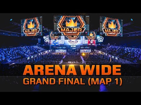 FACEIT London Major 2018 - NaVi vs Astralis (Map 1) - Arena Wide