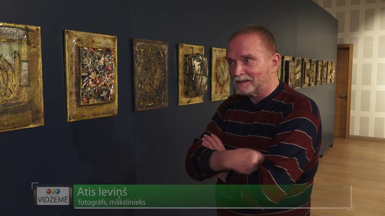 “Siguldas devonā” un Siguldas novada bibliotēkā apskatāmas divas Ata Ieviņa izstādes