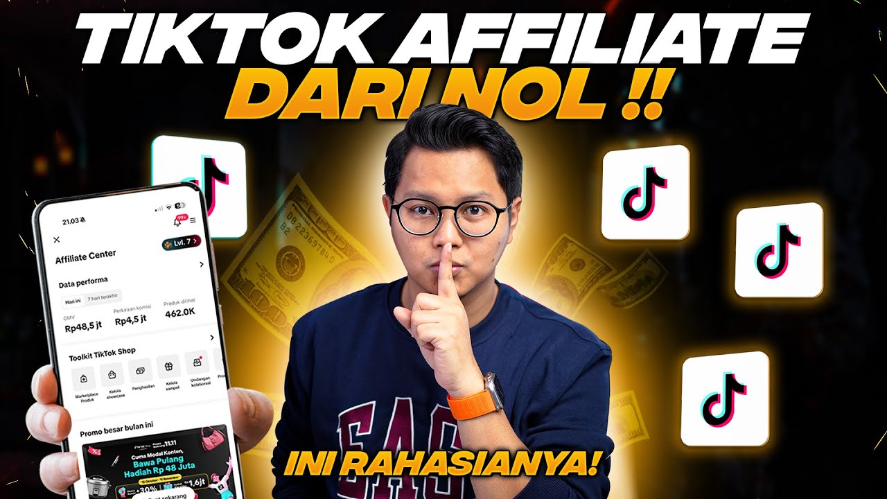 Tiktok Affiliate Dari Nol, Cara Menghasilkan Uang Dari Tiktok Affiliate!