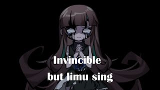 Cover art for INVICIBLE but Limu sings it