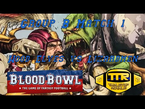 Blood Bowl Sevens: Wood Elves vs Lizardmen - Group B Match 1