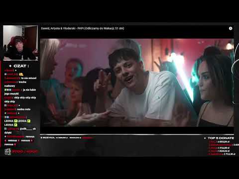 YOUNG MULTI SŁUCHA "Dawid, Artysta & Vłodarski - PAPI" *szczera ocena*