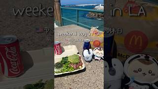 🇺🇸Weekend Vlog in LA|アメリカ在住夫婦の休日☀️#アメリカ生活 #駐在妻 #海外生活 #redondobeach #poke #shorts