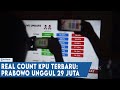 Real Count KPU Terbaru Jam 08 00 WIB Prabowo Unggul 29 Juta Disusul Anies 12 Juta Ganjar 9 Juta