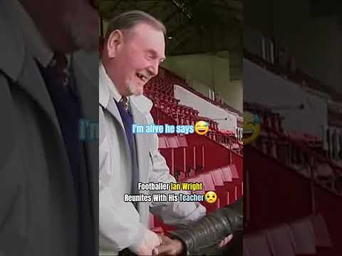 Footballer Ian Wright Reunites With His Teacher