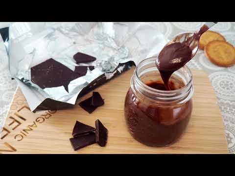 Cobertura de chocolate brillante y rápida