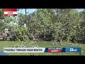 'Sounded like a train coming through town': Man shares account of possible tornado in Martin