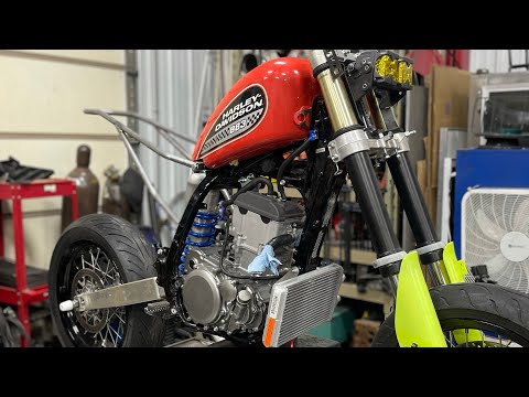 DRZ400SM SuperMoto Build -  Rear Subframe Mockup