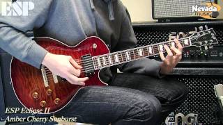 Video thumbnail for ESP Eclipse Guitar with EMG'S - Sam Bell Demo @ PMT by PMTVUK