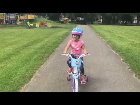 Pratyusha's 1st cycling