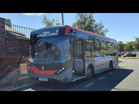 FULL THRASH + POWER: Route 136 | YX21RUH - Gateshead Central: ADL E20D/ADL Enviro 200MMC
