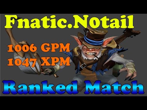 Dota 2 - Fnatic.N0tail Plays Meepo - Ranked Match Gameplay