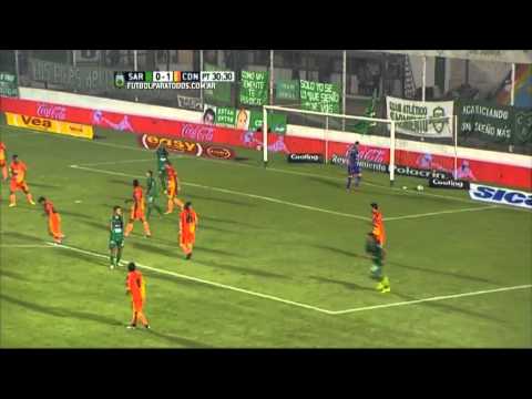 Lo gritaron todos. Sarmiento 0 - Crucero 1. Fecha 6. Primera División 2015. FPT.
