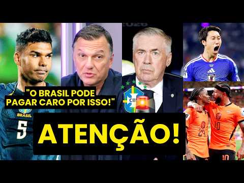 MAURO CEZAR: “ISSO É MUITO PERIGOSO! O BRASIL PODE PAGAR CARO por…” | SELEÇÃO na COPA DO MUNDO