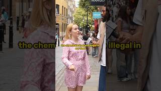 British girls WEIRD experience in the US #publicinterview #london #ukvsusa #america #england